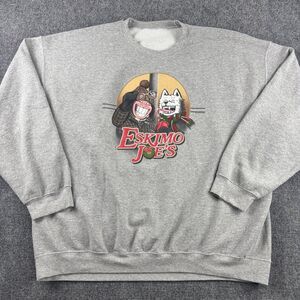 Eskimo Joes Sweatshirt Mens XL Christmas Story Parody Gray Crewneck A Xmas